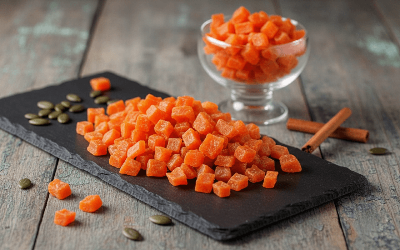 Džiovintų moliūgų saldainiai