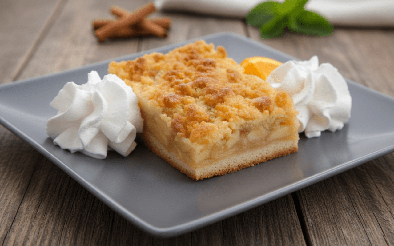 Lengvai pagaminamas trupininis obuolių pyragas