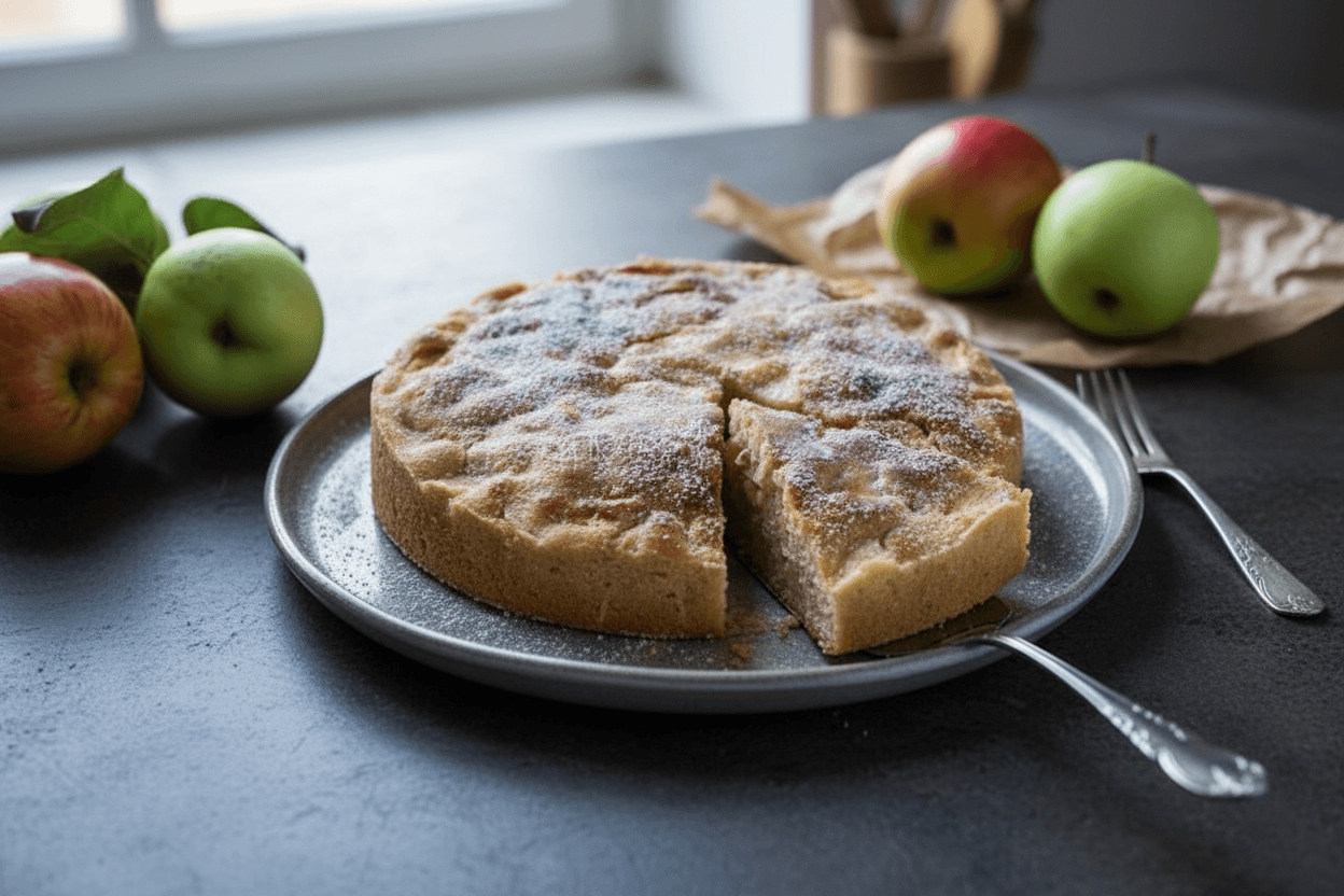 Minkštas obuolių pyragas