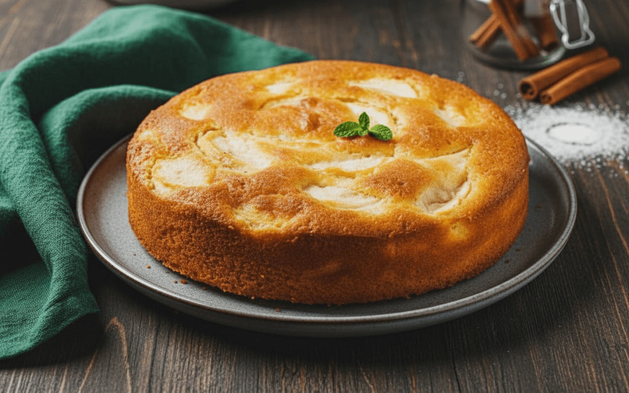 Sviestinis obuolių pyragas su traškia plutele