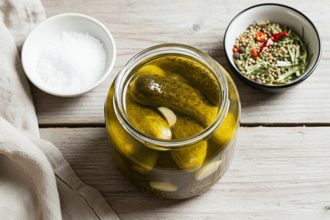 Ypač greitai paruošiami marinuoti agurkai