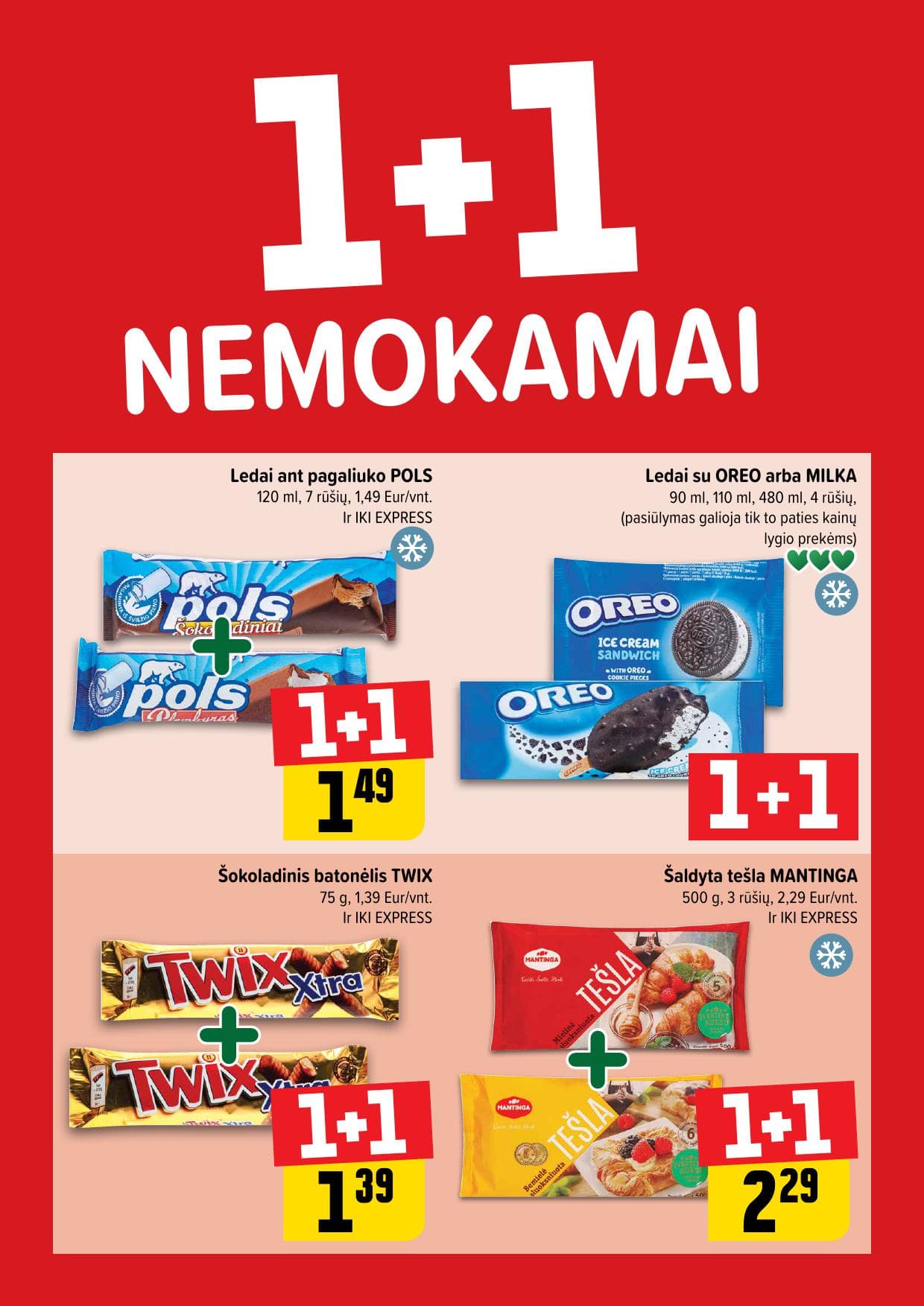 IKI akcijų leidinukas "Daugiau yra pigiau 1+1 nemokamai" 2026.02.16 - 2026.02.22