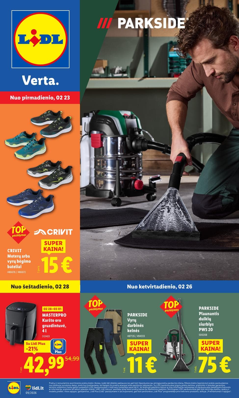 LIDL ne maisto prekių leidinys 2026.02.23 - 2026.03.01