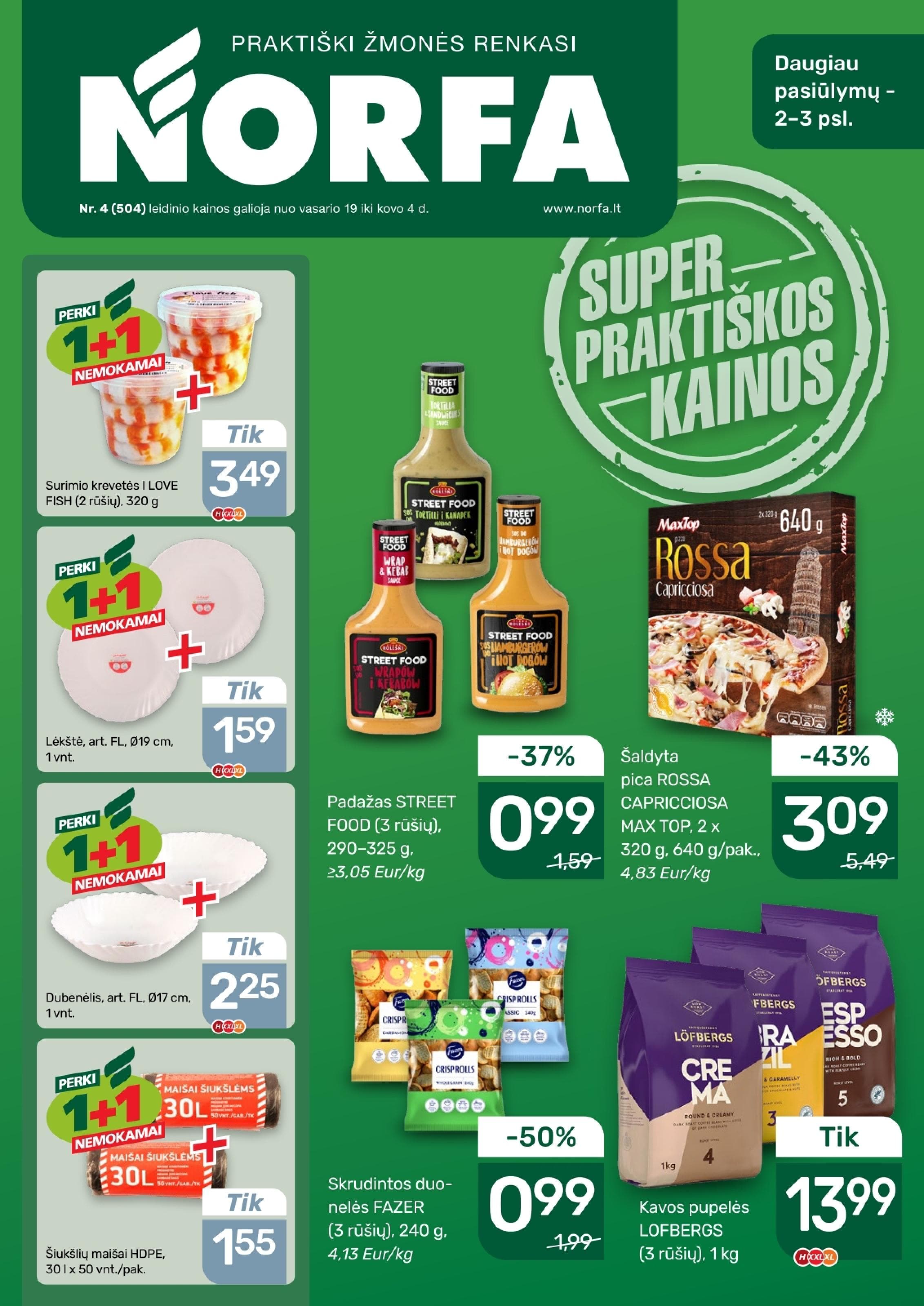 NORFA akcijų ir nuolaidų leidinys Nr.4 2026.02.19 - 2026.03.04